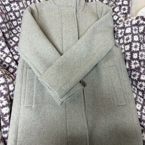 JCrew Gray Wool Coat